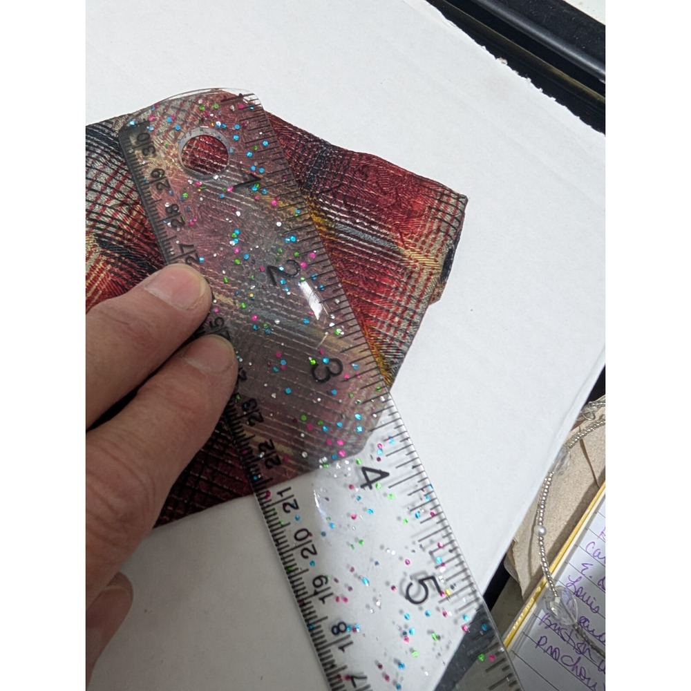 Ermenegildo Zegna 100% Silk Necktie Multicolor Geometric All Over Italy 58" - Picture 8 of 9